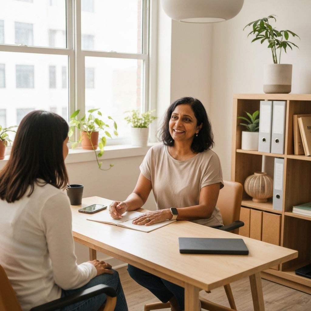 Healthy lifestyle consultation concept